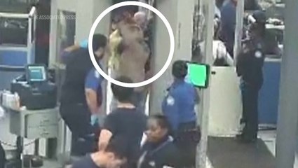 Moment stowaway slips past gate agents to board New York-to-Paris flight