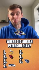 Naming Adrian Peterson's Teams