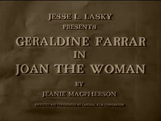 Joan the Woman (1916) – A Silent Epic of Heroism and Sacrifice