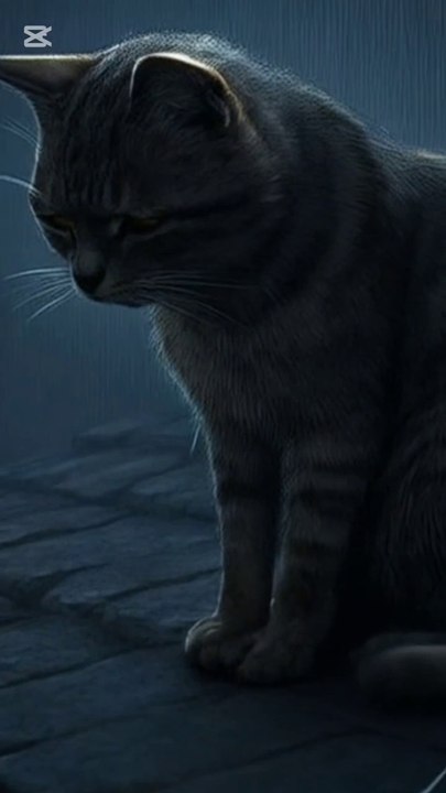 Emotional Ai story of a hungry cat 😿 must watch till end