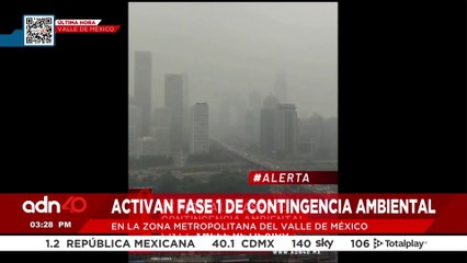🚨¡Última Hora! Activan fase 1 de contingencia ambiental en el Valle de México