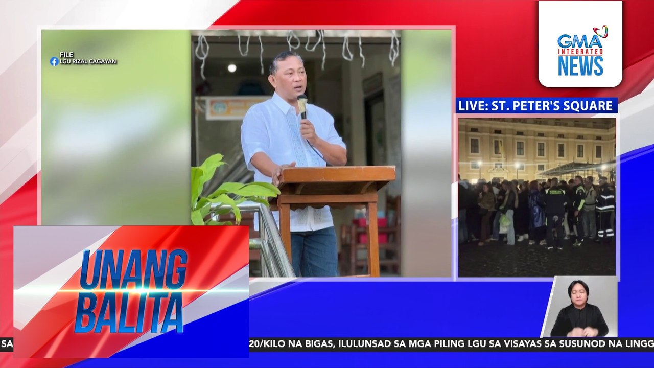 Rizal, Cagayan Mayor Joel Ruma, patay matapos pagbabarilin sa gitna ng kampanya | Unang Balita