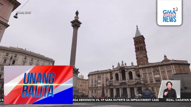 Pope Francis, ililibing sa Basilica of Saint Mary Major na nasa labas ng Vatican City | Unang Balita