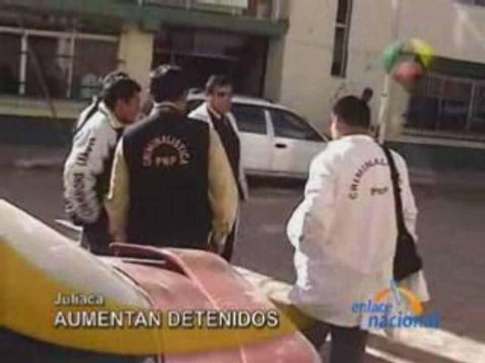 AUMENTAN DETENIDOS  - JULIACA
