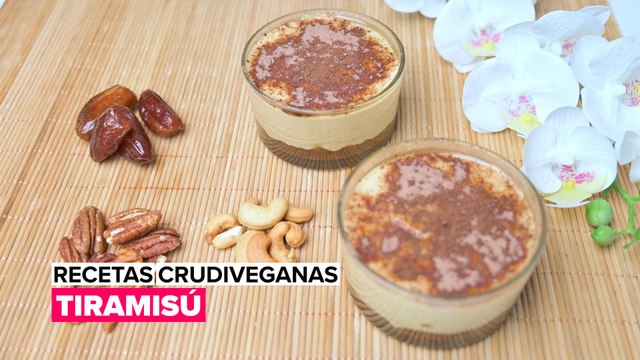 Recetas crudiveganas: tiramisú