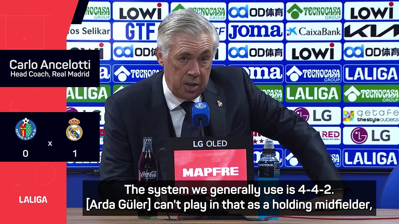 Arda Güler as holding midfielder? - Ancelotti's unlikely thoughts on hero v Getafe