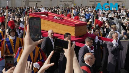 Catholic pilgrims pay respect to Pope Francis at Saint Peter's Basilica, Vatican City