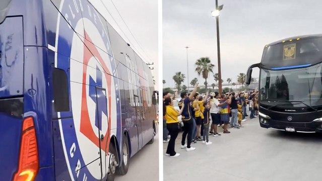 Tigres vs. Cruz Azul: Los jugadores llegan al estadio listos para el primer partido de la semifinal de Concachampions