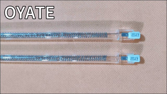 520mm 1500w quartz infrared heating elements halogen IR lamps tungsten star coil for screen printing