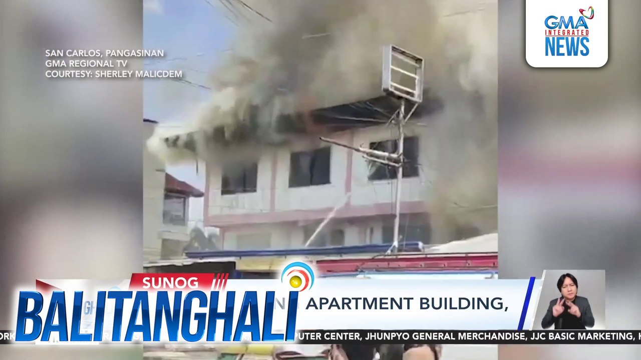 Abandonadong apartment building, nasunog | Balitanghal