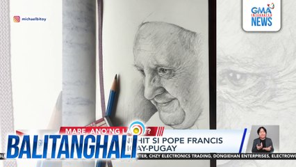Michael V, iginuhit si Pope Francis bilang pagbibigay - pugay | Balitanghali