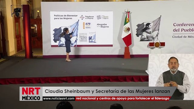 Claudia Sheinbaum y Secretaría de las Mujeres lanzan red nacional y centros de apoyo para fortalecer el liderazgo de las mujeres en México