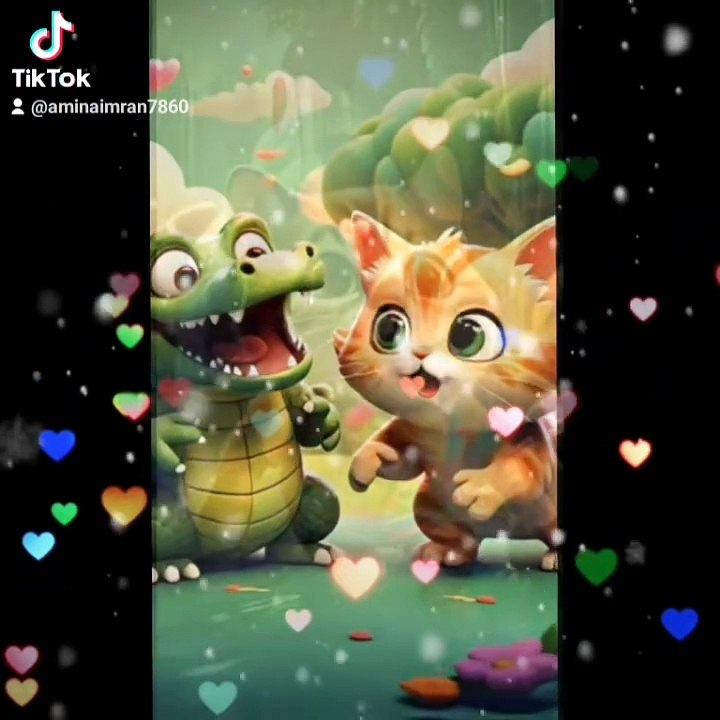 Cat and dinsour