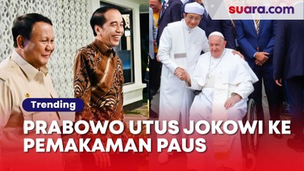 Prabowo Absen, Jokowi Bakal Diutus ke Pemakaman Paus Fransiskus, Apa Alasannya?