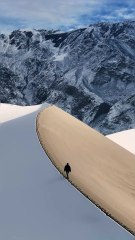 Sarfaranga Desert – Where Snow Meets Sand in Skardu! 😱❄️🏜️ #shorts #skardu