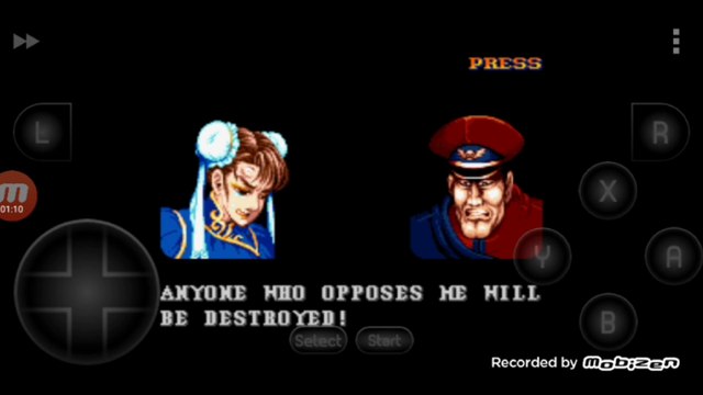 Street Fighter II Turbo: Hyper Fighting Chun-li vs Mr Bison Chun-li é derrotada por Mr Bison