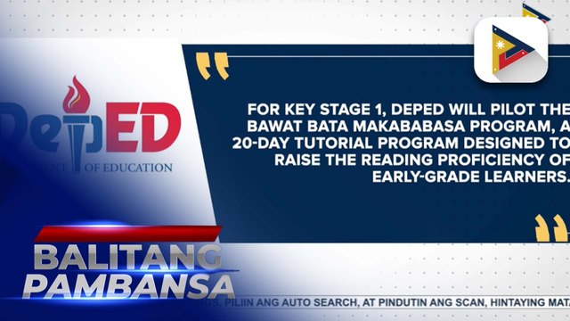DepEd, naglatag ng iba't ibang summer programs para mapalakas ang foundation skills ng mga mag-aaral