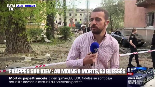 Ukraine - Des morts et plusieurs dizaines de blessés après l'attaque surprise de Kiev cette nuit par des missiles russes