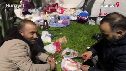 İstanbullular geceyi dışarda geçirdi