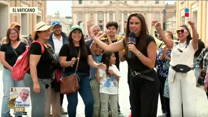 Mexicanos en el Vaticano despiden al papa Francisco