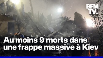 Ukraine: au moins neuf morts et 63 blessés après une "frappe massive" russe sur Kiev