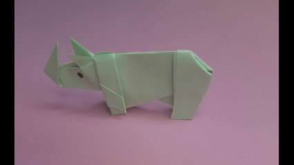 Craft a Stunning Origami Rhinoceros: Easy Step-by-Step Tutorial