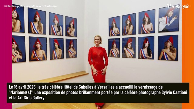 Séverine Ferrer et Éléonore Sarrazin, fille de la regrettée Ariane du Club Dorothée, rayonnantes à Versailles pour l’expo Marianne(s)
