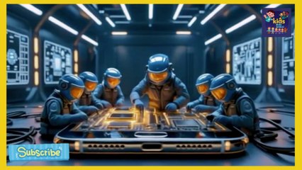 "Mini Workers on a Giant Watch ⏱️ | Tiny Engineers in Action!"