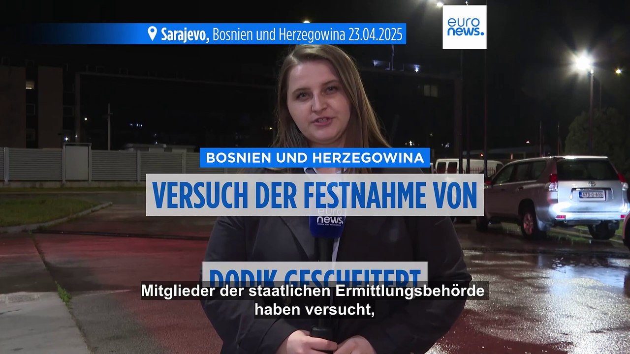 Versuch, Milorad Dodik in Bosnien festzunehmen, gescheitert