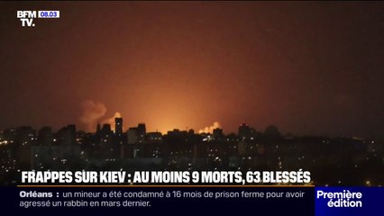 Frappes russes sur Kiev et Kharkiv: au moins 9 morts et 63 blessés après une attaque sur la capitale ukrainienne