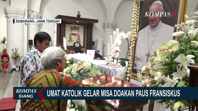 Misa Arwah Paus Fransiskus Digelar Serentak di Semarang, Pekalongan, dan Lampung