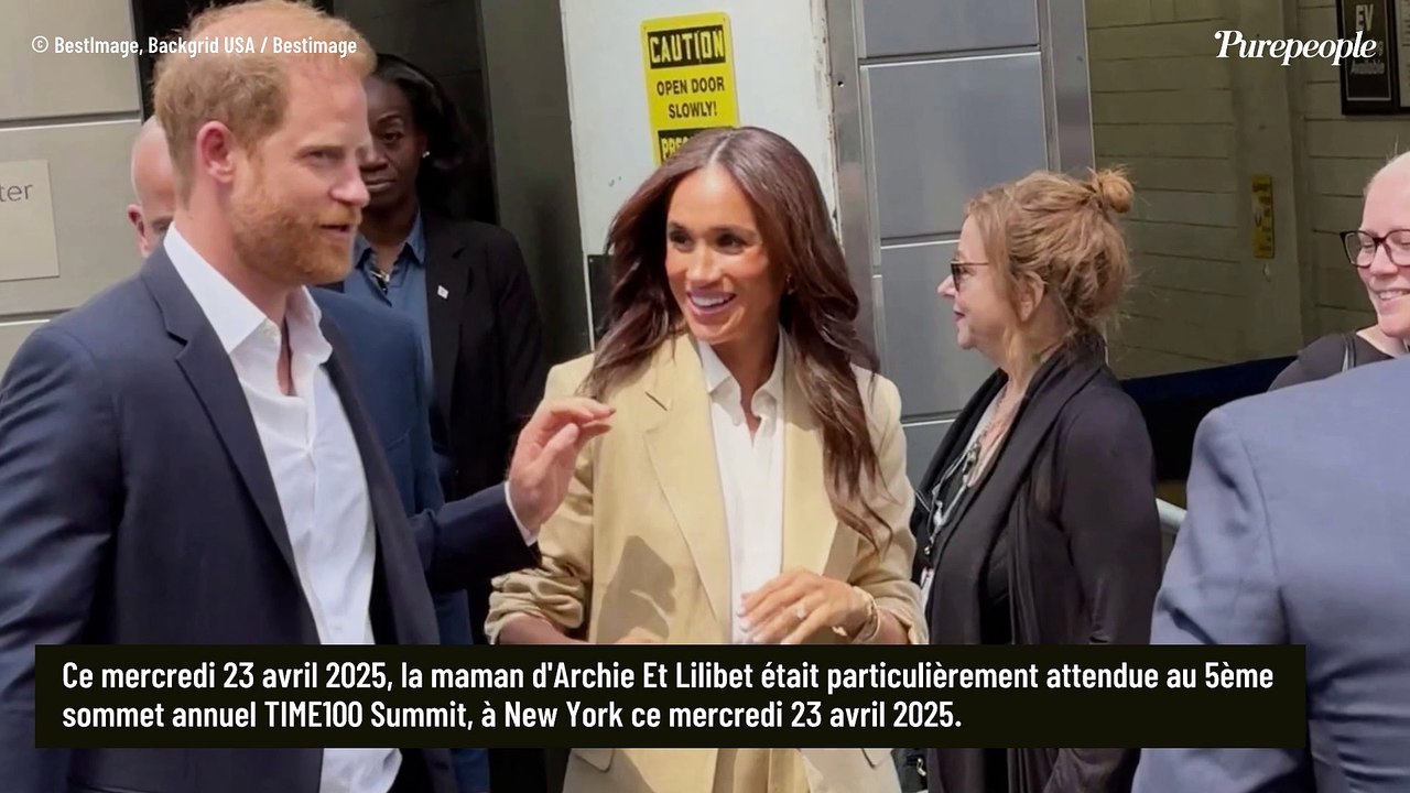 Ça faisait longtemps ! Meghan et Harry se retrouvent enfin, le prince se fait discret devant son épouse, chic dans son ensemble Ralph Lauren