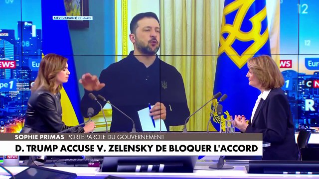EXTRAIT -«L'Ukraine doit décider de ses propres conditions» estime Sophie Primas