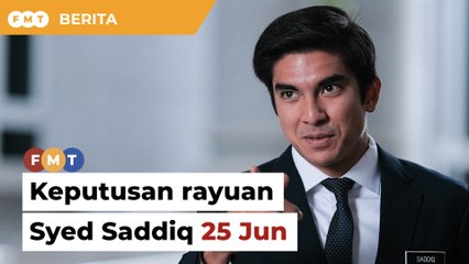 Keputusan rayuan Syed Saddiq ditetap 25 Jun