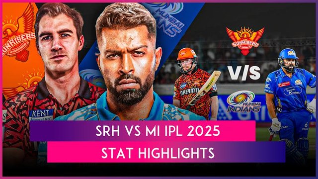SRH vs MI IPL 2025 Stat Highlights: Trent Boult, Rohit Sharma Script Victory For Mumbai Indians