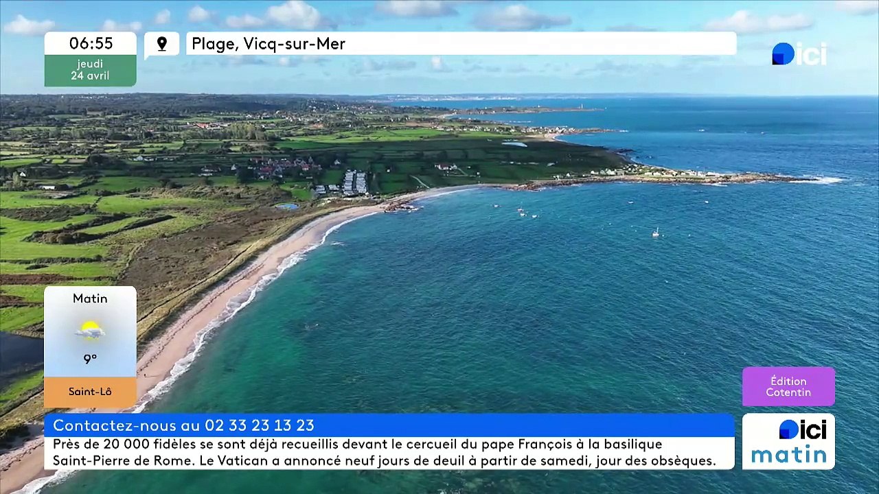 24/04/2025 - ici matin par ici Cotentin en vidéo