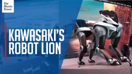 Kawasaki unveils four-legged ride-on robot 'Lion'