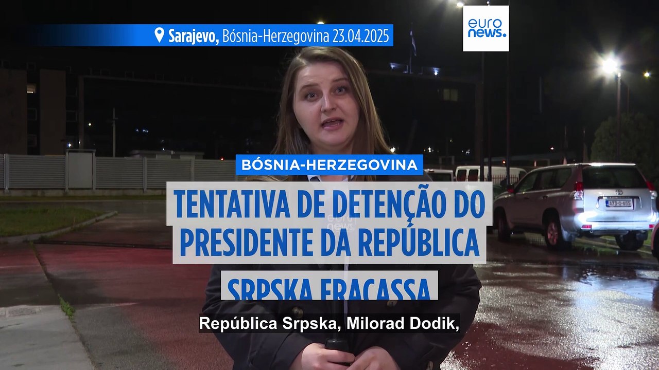 Polícia bósnia não conseguiu prender o líder da Republika Srpska, Milorad Dodik