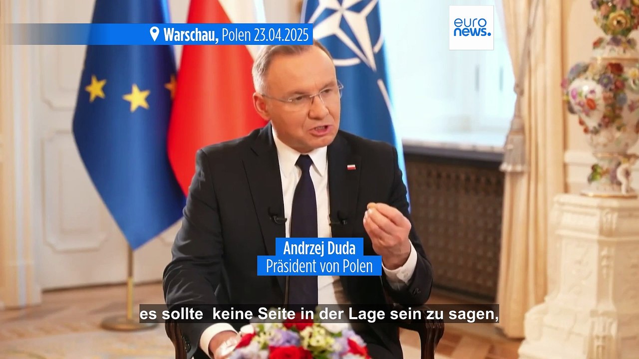 Polens Präsident Duda: Ukraine wird Zugeständnisse machen müssen