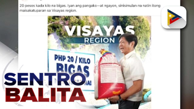 Pagbebenta ng P20/kg na bigas, target paabutin hanggang sa pagtatapos ng administrasyon ni PBBM