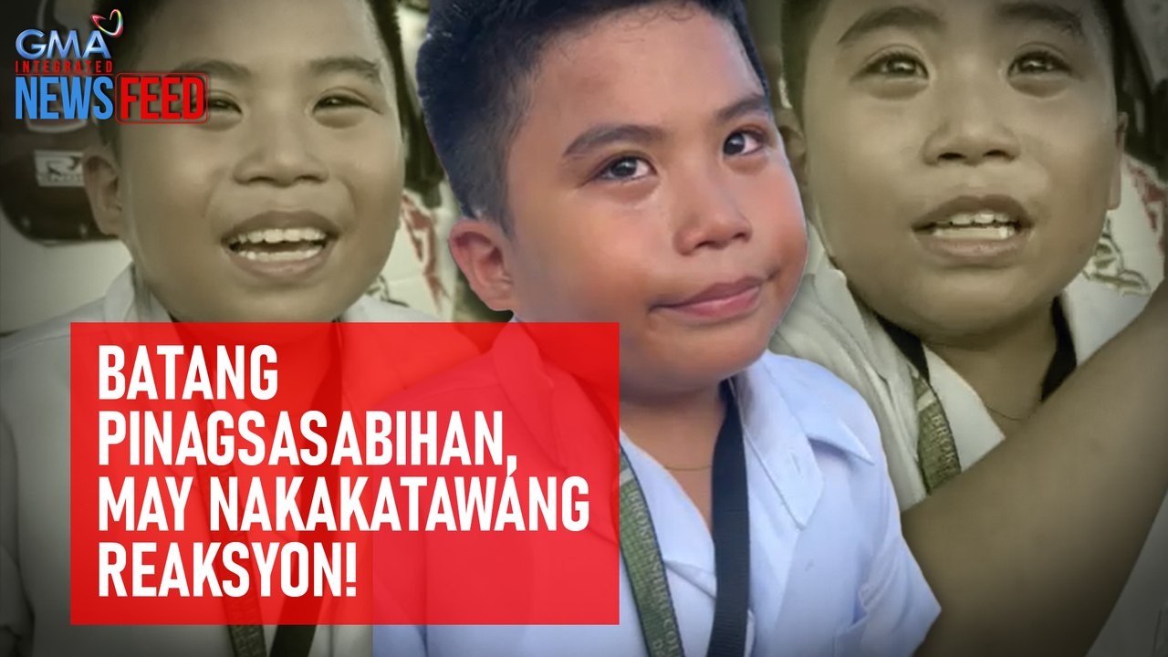 Batang pinagsasabihan, may nakakatawang reaksyon! | GMA Integrated Newsfeed