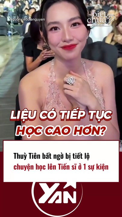 Thuỳ Tiên bất ngờ lộ chuyện học tiến sĩ ở sự kiện