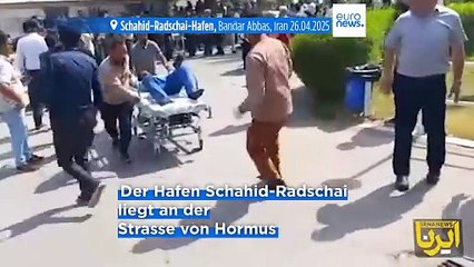 Heftige Explosion im Hafen von Bandar Abbas im Süden Irans
