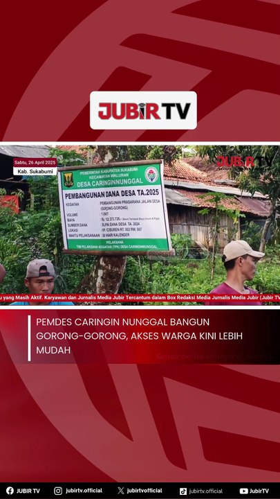 Pemdes Caringin Nunggal Bangun Gorong-Gorong, Akses Warga Kini Lebih Mudah