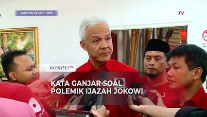 Respons Ganjar soal Polemik Ijazah Jokowi - thumbnail