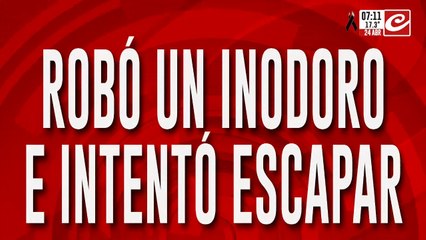 Pidió usar el baño en estación de servicio... ¡y se robó un inodoro!