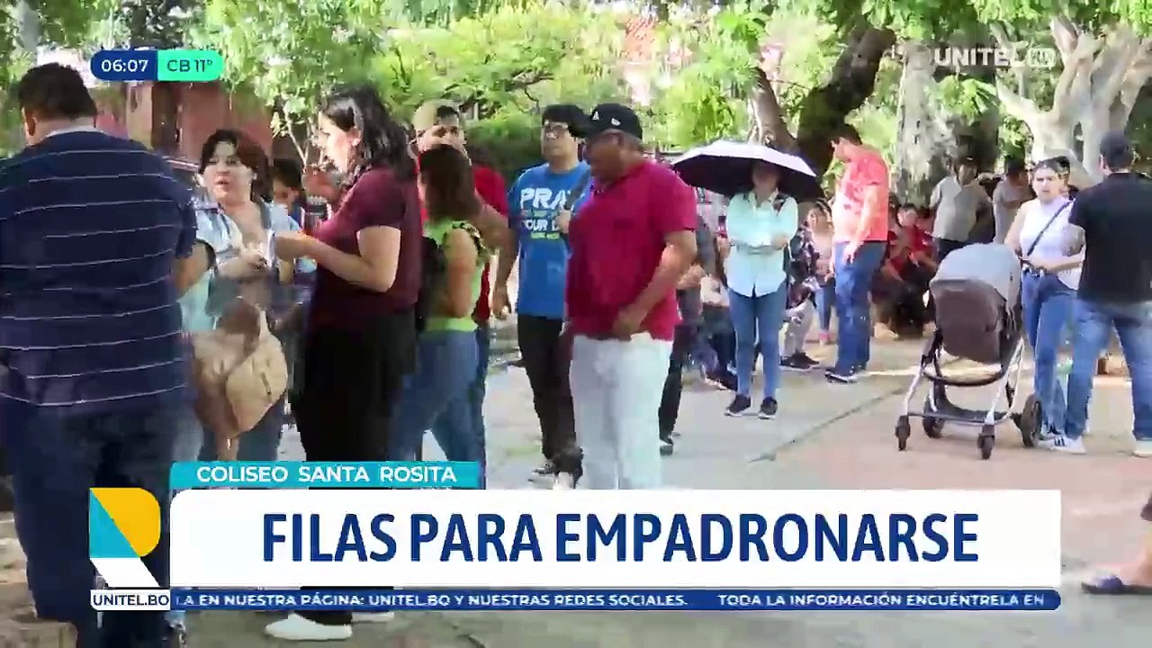 ​Santa Cruz: Personas aseguran que esperan hasta tres horas para el registro y el TED recuerda los horarios de atención