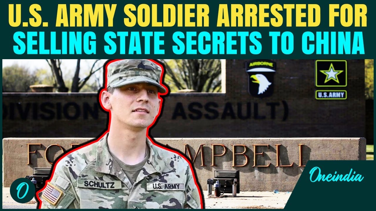 U.S Leaks Breaking: U.S Punishes US Army's Korbein Schultz For Selling Sensitive Documents to China