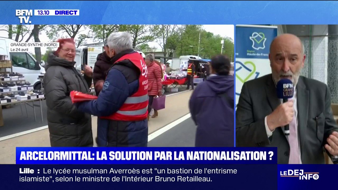Plan social chez Arcelormittal: "La souveraineté nationale exige qu'un pays comme la France fabrique de l'acier", affirme Franck Dhersin (Horizons)