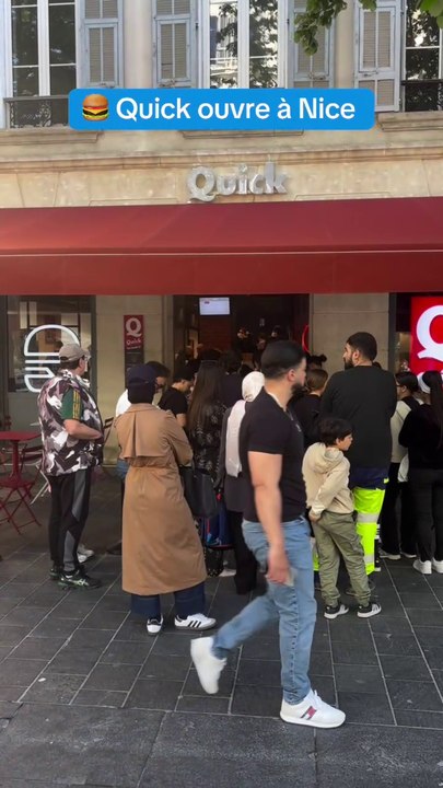 Quick ouvre à Nice avec un restaurant sur Jean-Médecin